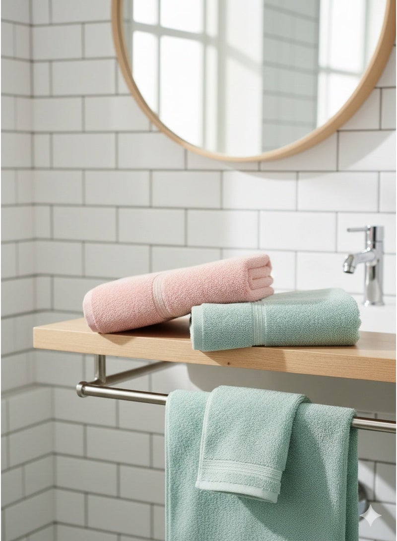 Soft Absorbent Bath Towels Set | Premium Cotton Towels for Bathroom, Shower & Spa | Quick Dry, Skin-Friendly Towels for Home & Hotel Use - Image 1